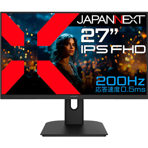 JAPANNEXT JN-IPS27G200F [ゲーミングディスプレイ 27型/1920×1080/ブラック]