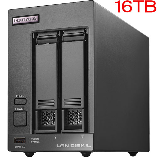 アイ・オー・データ HDL2-LV16 [法人向け2ドライブNAS 5年保証 16TB]