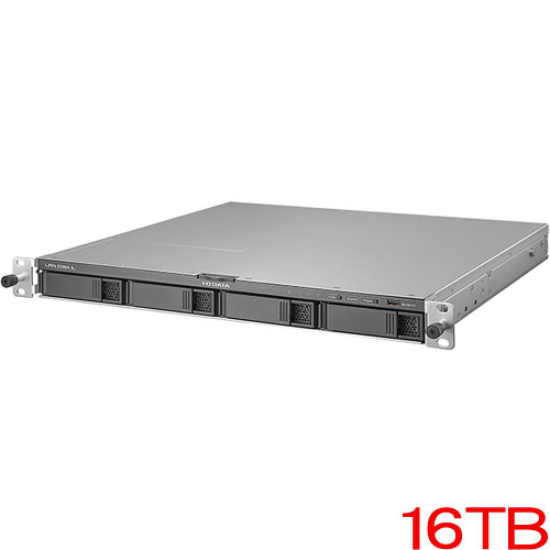 アイ・オー・データ HDL4-LV16U [法人向け4ドライブラックマウントNAS 5年保証 16TB]