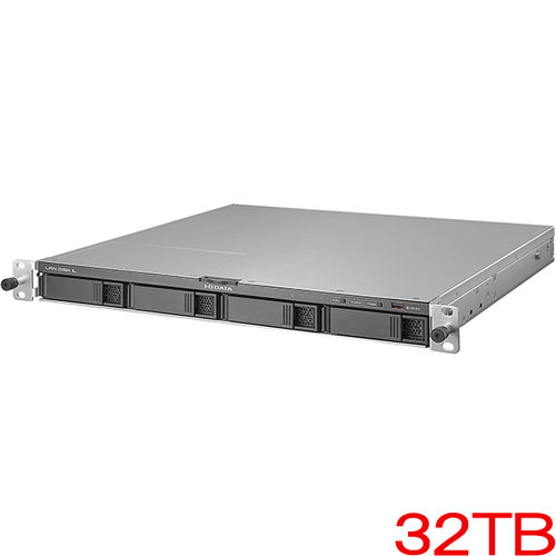 アイ・オー・データ HDL4-LV32U [法人向け4ドライブラックマウントNAS 5年保証 32TB]