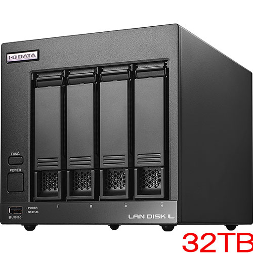 アイ・オー・データ HDL4-LV32 [法人向け4ドライブNAS 5年保証 32TB]