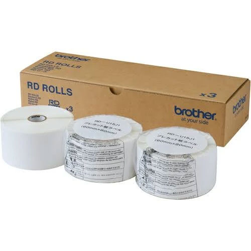 ブラザー RD-U15J1 [プレカット紙ラベル (幅60mm×長さ80mm)]