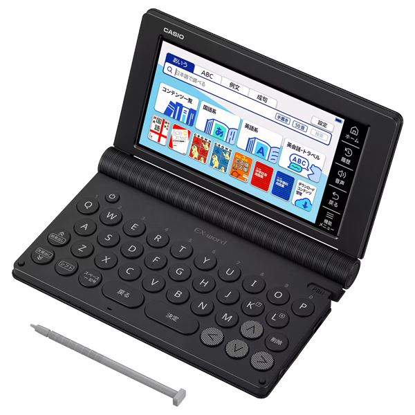 カシオ 電子辞書 EX-word XD-SA3900BK [180コンテンツ/中学生モデル/ブラック]