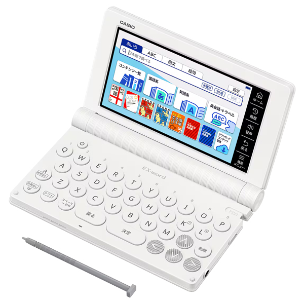 カシオ 電子辞書 EX-word XD-SA3900WE [180コンテンツ/中学生モデル/ホワイト]