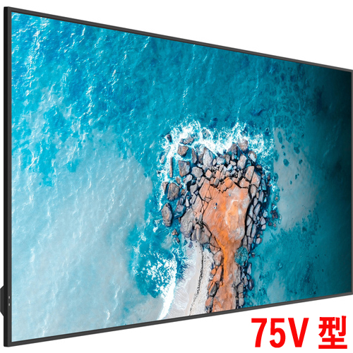 TD-Z754 [75V型4K液晶高輝度サイネージモニター/高輝度500cd/24時間連続稼働/傾斜設置対応/5年長期保証]