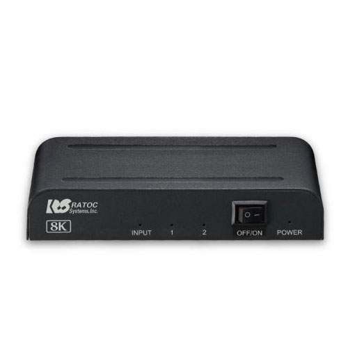 ラトックシステム RS-HDSP2-8K [8K対応 1入力2出力 HDMI分配器]