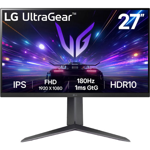 LG電子ジャパン LG Ultra Gear 27GS65F-B [液晶ディスプレイ 27型/1920×1080/ブラック]