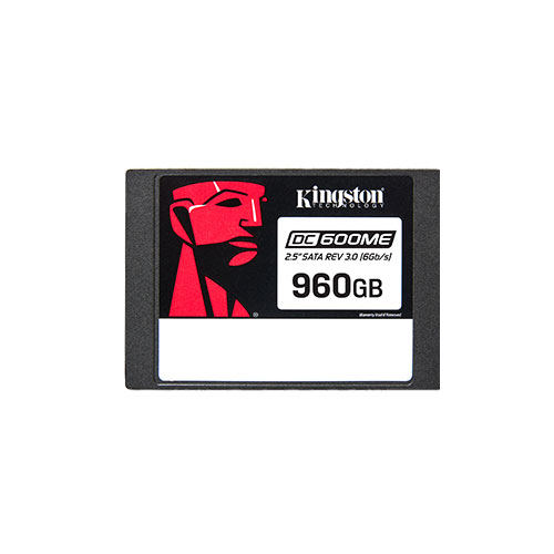 キングストン SEDC600ME/960G [960GB DC600ME エンタープライズSSD (2.5、SATA 6G、3D TLC、1752TB、AES 256、5年保証)]