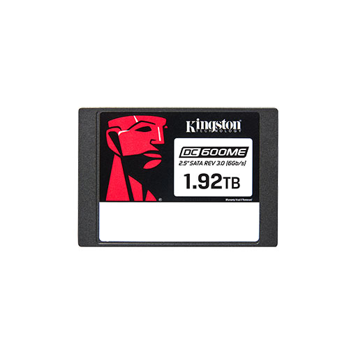 キングストン SEDC600ME/1920G [1.92TB DC600ME エンタープライズSSD (2.5、SATA、3D TLC、3504TB、AES 256、5年保証)]