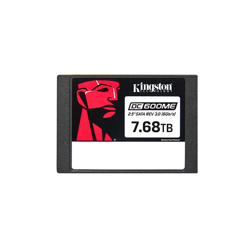 キングストン SEDC600ME/7680G [7.68TB DC600ME エンタープライズSSD (2.5、SATA、3D TLC、14016TB、AES 256、5年保証)]