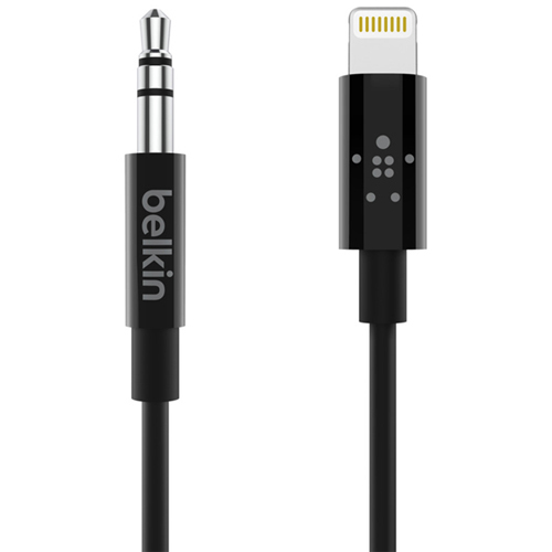 Belkin AV10172BT06-BLK [Lightning to 3.5mmケーブル(1.8m) ブラック]