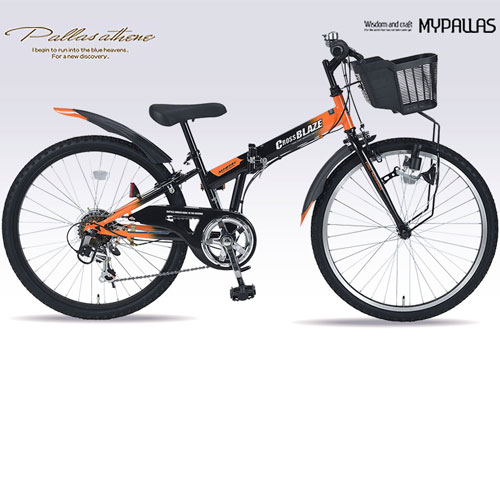 マイパラス MJ-824F-BK [折畳ジュニアMTB24・6SP ブラック]