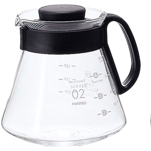 HARIO XVD-60B [V60 レンジサーバー600 ブラック]