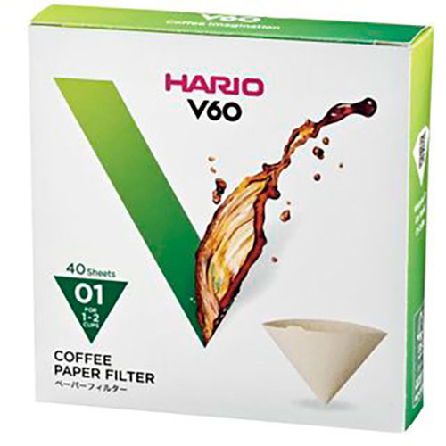 HARIO VCF-01-40M [V60用ペーパーフィルター01M 1～2杯用 40枚入]