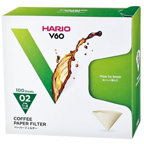 HARIO VCF-02-100MK [V60用ペーパーフィルターM 1~4杯用 100枚入]