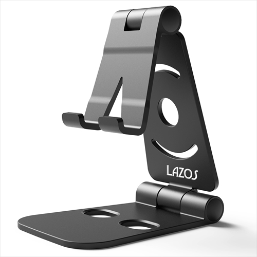 Lazos L-SPS-BX20 [20個セット 卓上スマホスタンド ブラック]