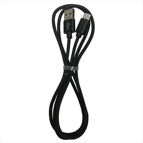Lazos L-TC3-BK1X20 [20個セット USB - Type C 3A ケーブル　ブラック　1m]