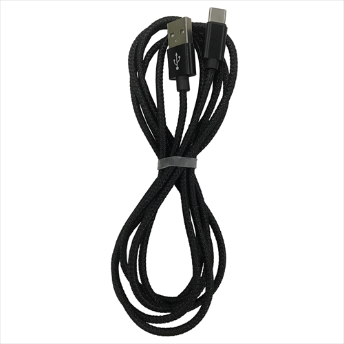 Lazos L-TC3-BK2X20 [20個セット USB - Type C 3A ケーブル　ブラック　2m]