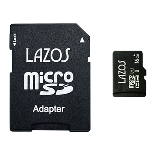 Lazos L-B16MSD10-U1X20 [【20個セット】 microSDHCメモリーカード 16GB UHS-I CLASS10 紙パッケージ]