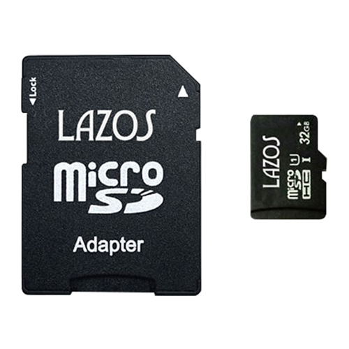 Lazos L-B32MSD10-U1X20 [【20個セット】 microSDHCメモリーカード 32GB UHS-I CLASS10 紙パッケージ]