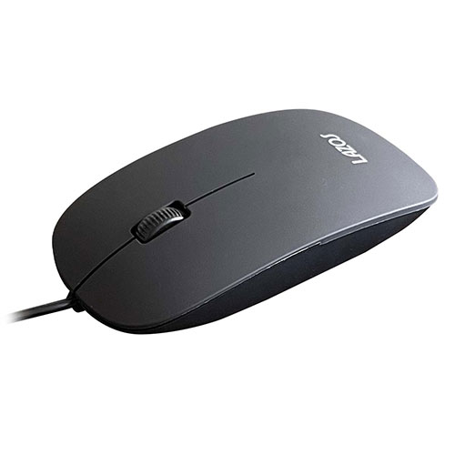 Lazos L-SM-BX20 [【20個セット】 静音・有線マウス ブラック]