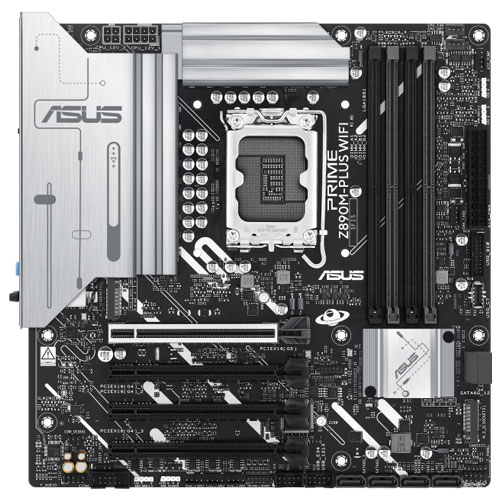 ASUS PRIME Z890M-PLUS WIFI-CSM [Intel Z890/LGA1851/DDR5/2.5GbE/Wi-Fi 7/mATX/Thunderbolt AIC対応]
