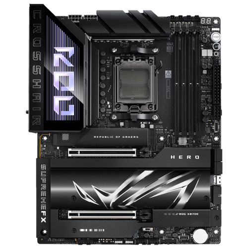 ASUS ROG CROSSHAIR X870E HERO [マザーボード AMD X870E/Socket AM5/DDR5/USB4/5GbE + 2.5GbE/Wi-Fi 7/ATX]