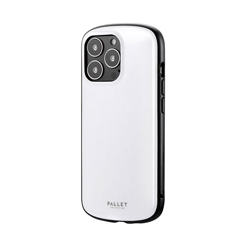 LEPLUS LP-IP21PLAWH [iPhone 13 Pro 超軽量・極薄・耐衝撃ハイブリッドケース「PALLET AIR」 ホワイト]