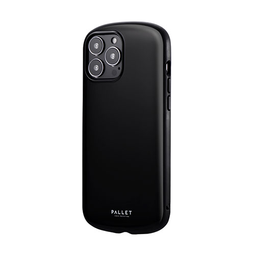 LEPLUS LP-IL21PLABK [iPhone 13 Pro Max 超軽量・極薄・耐衝撃ハイブリッドケース「PALLET AIR」 ブラック]