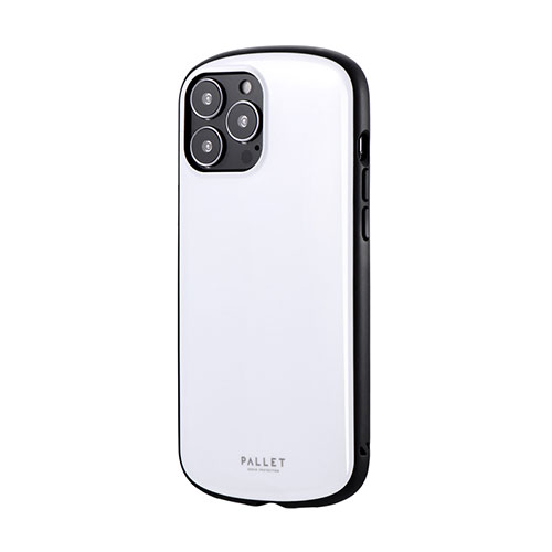 LEPLUS LP-IL21PLAWH [iPhone 13 Pro Max 超軽量・極薄・耐衝撃ハイブリッドケース「PALLET AIR」 ホワイト]