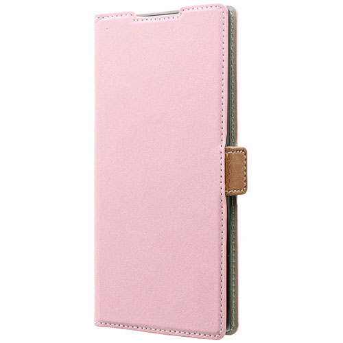 LEPLUS LP-19WG1PIPK [Galaxy Note 10+ SC-01M/SCV45 薄型軽量PUレザーフラップケース PIECE ダスティピンク]
