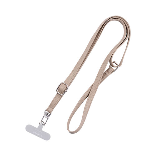 LEPLUS LN-SS02BG [スマートフォン 汎用 ショルダーストラップ SHOULTY MULTI STRAP PUレザータイプ ベージュ]