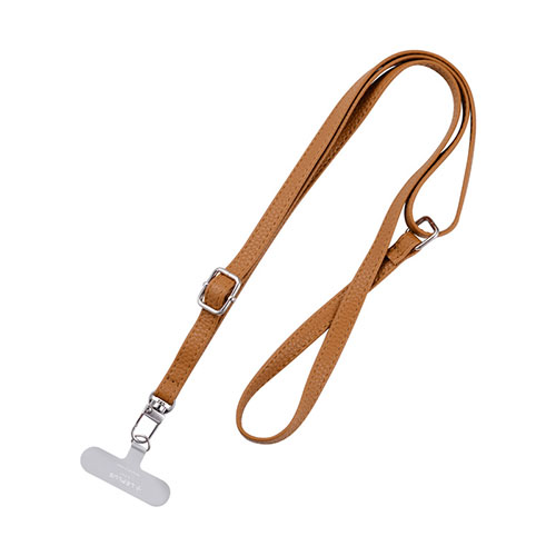 LEPLUS LN-SS02CA [スマートフォン 汎用 ショルダーストラップ SHOULTY MULTI STRAP PUレザータイプ キャメル]
