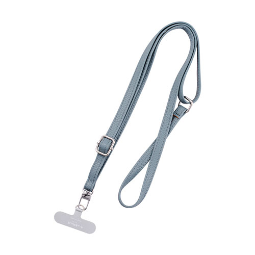 LEPLUS LN-SS02BL [スマートフォン 汎用 ショルダーストラップ SHOULTY MULTI STRAP PUレザータイプ ブルー]