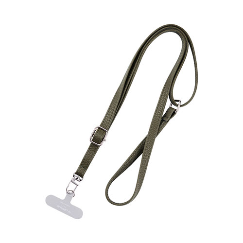 LEPLUS LN-SS02KA [スマートフォン 汎用 ショルダーストラップ SHOULTY MULTI STRAP PUレザータイプ カーキ]