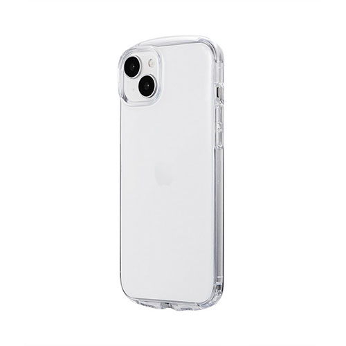 LEPLUS NEXT LN-IA23CRDCL [iPhone 15 Plus/iPhone 14 Plus 耐衝撃ラウンドソフトケース UTILO Round クリア]