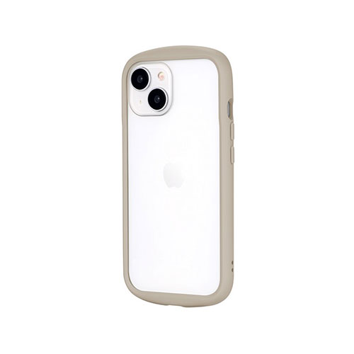 LEPLUS NEXT LN-IM23PLCBG [iPhone 15/iPhone 14 耐衝撃ハイブリッドケース Cleary ベージュ]