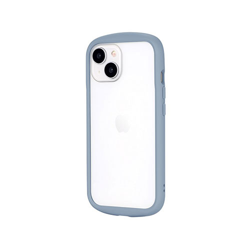 LEPLUS NEXT LN-IM23PLCBL [iPhone 15/iPhone 14 耐衝撃ハイブリッドケース Cleary スモークブルー]
