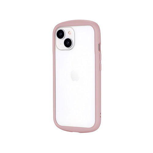 LEPLUS NEXT LN-IM23PLCPK [iPhone 15/iPhone 14 耐衝撃ハイブリッドケース Cleary ダスティピンク]