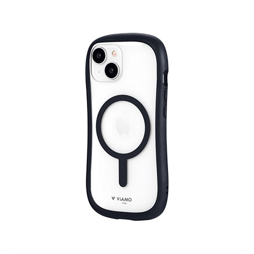 LEPLUS NEXT iPhone 15/iPhone 14 高速充電対応・耐傷・耐衝撃ハイブリッドケース ViAMO charge ミッドナイト
