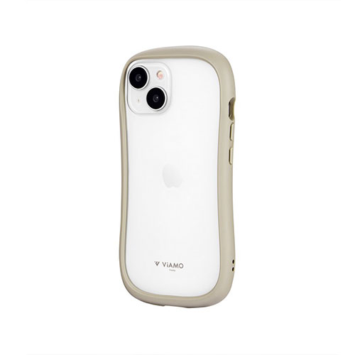 LEPLUS NEXT LN-IM23VMFBG [iPhone 15/iPhone 14 耐傷・耐衝撃ハイブリッドケース ViAMO freely ベージュ]