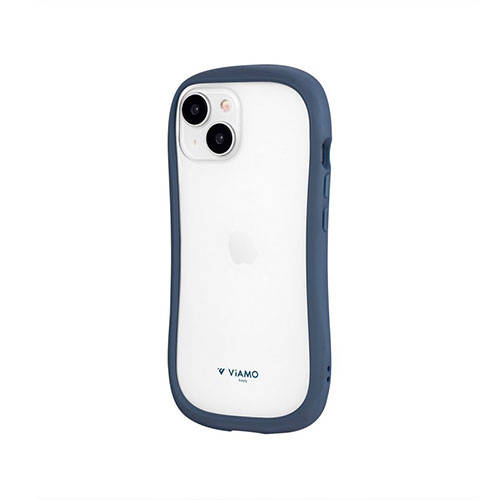 LEPLUS NEXT LN-IM23VMFNV [iPhone 15/iPhone 14 耐傷・耐衝撃ハイブリッドケース ViAMO freely ネイビー]