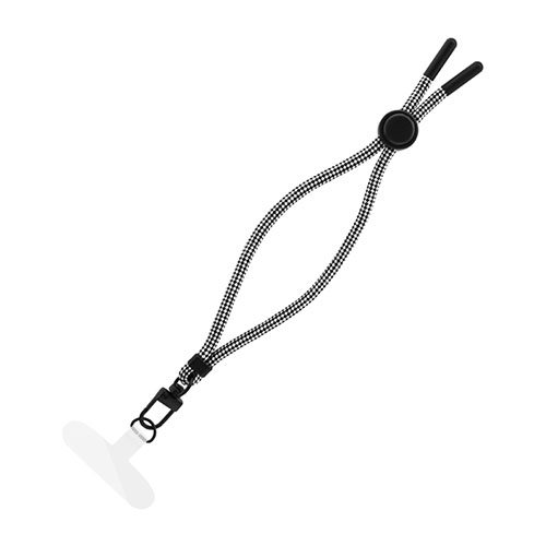 LEPLUS NEXT LN-HS01A [スマートフォン 汎用 ハンドストラップ WRISTY MULTI STRAP 丸紐タイプ A ホワイト/ブラック]