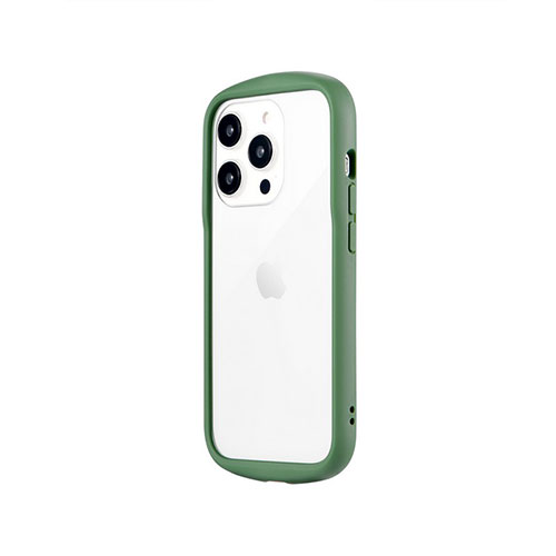 LEPLUS NEXT LN-IP22PLCGR [iPhone 14 Pro 耐衝撃ハイブリッドケース Cleary ビリジアン]