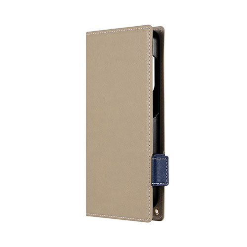 LEPLUS NEXT LN-24SG1BLP2BG [Galaxy S24 SC-51E 薄型・軽量PUレザー手帳ケース Twoal W ベージュ]