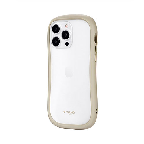 LEPLUS NEXT LN-IL23VMFBG [iPhone 15 Pro Max 耐傷・耐衝撃ハイブリッドケース ViAMO freely ベージュ]