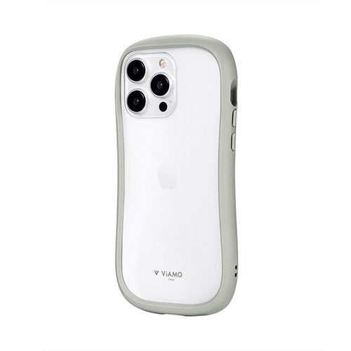 LEPLUS NEXT LN-IL23VMFLGY [iPhone 15 Pro Max 耐傷・耐衝撃ハイブリッドケース ViAMO freely ライトグレー]