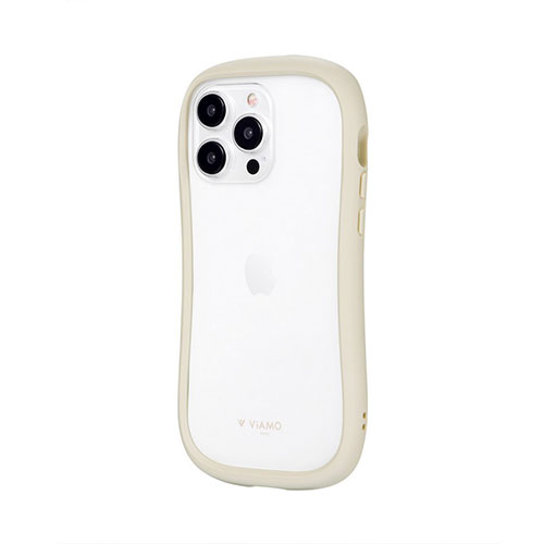 LEPLUS NEXT LN-IL23VMFWH [iPhone 15 Pro Max 耐傷・耐衝撃ハイブリッドケース ViAMO freely ミルクホワイト]