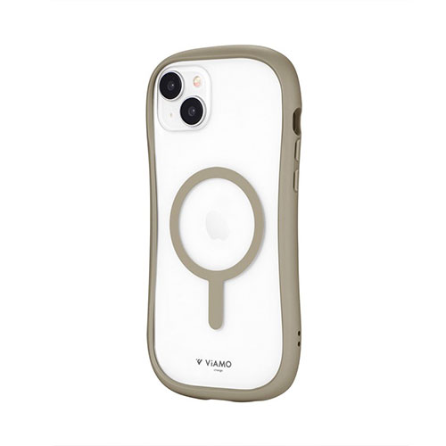LEPLUS NEXT iPhone 15 Plus/iPhone 14 Plus 高速充電対応・耐傷・耐衝撃ハイブリッドケース ViAMO charge グレージュ