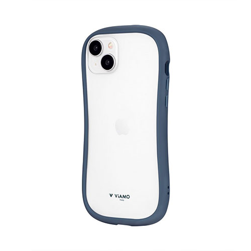 LEPLUS NEXT LN-IA23VMFNV [iPhone 15 Plus/iPhone 14 Plus 耐傷・耐衝撃ハイブリッドケース ViAMO freely ネイビー]
